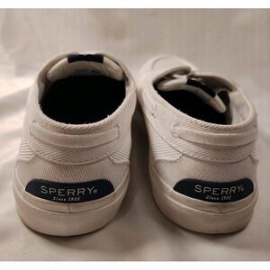 Sperry Top-Sider Woman's Canvas Sneakers White Size‎ 9 Memory Foam Casual Shoes
